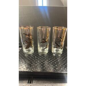 Gold Rimmed Bird Glasses